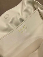 Prada Cloud Bag 25cm Ivory  Sheepskin