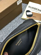 Burberry 2025 Lola Camera Bag Black Quilted Lambskin