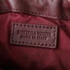 Bottega Veneta 2025 Small Dustbag Burgundy Calf Leather