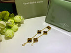 Van Cleef & Arpels    Alhambra Bracelet With Five Tiger Eye Motif