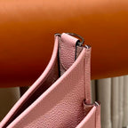 HM Evelyne 23cm Pink Togo Silver Hardware