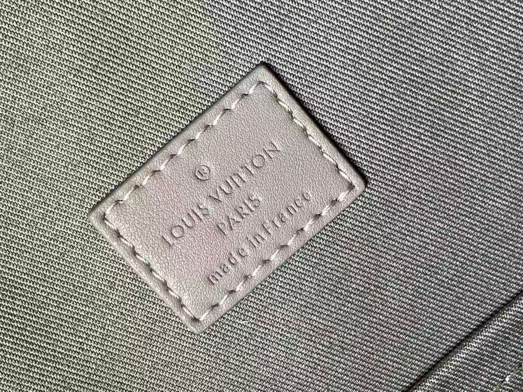 LV Aerogram Backpack Grey in Calfskin Leather