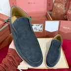 LP Open Walk Ankle Boot In Dark Navy Suede