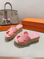 EZE 65 SANDAL LIGHT PINK CALFSKIN