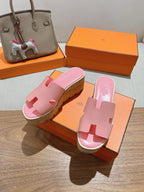 EZE 65 SANDAL LIGHT PINK CALFSKIN