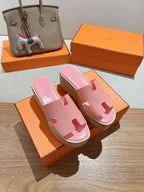 EZE 65 SANDAL LIGHT PINK CALFSKIN