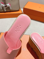 EZE 65 SANDAL LIGHT PINK CALFSKIN