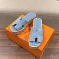 EZE 65 SANDAL LIGHT BLUE SUEDE