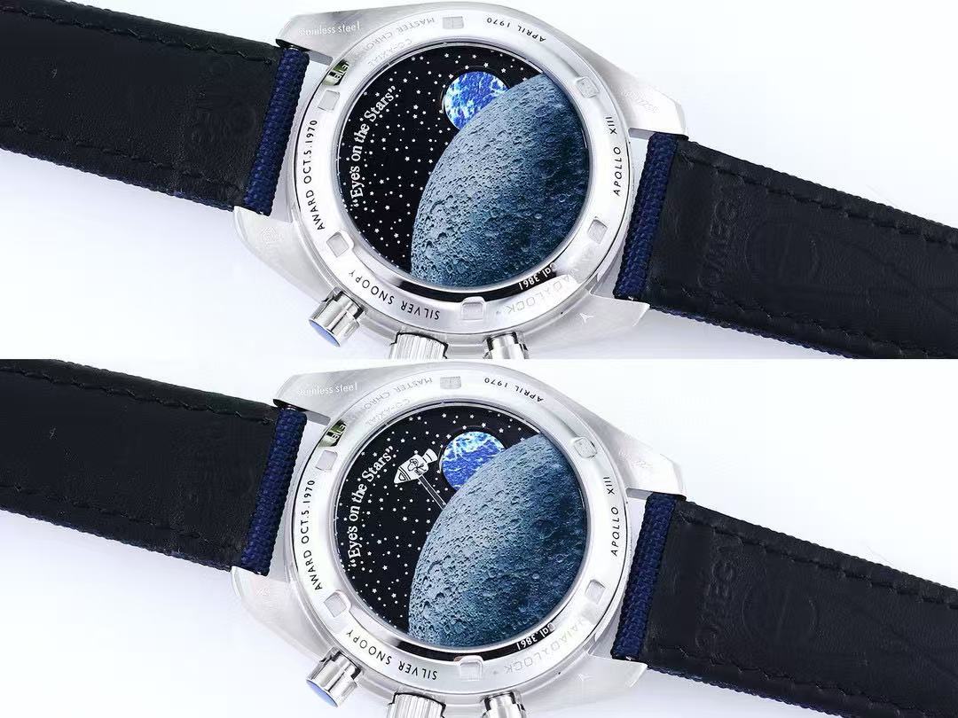 SPEEDMASTER APOLO BLUE WHITE SNOOPY
