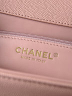 Chanel 26 Shoulder Bag 17 Pink Sheepskin Leather