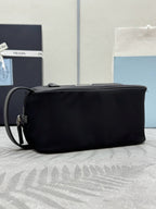 Prada Re-Edition Handbag 22cm Black Re-Nylon& Saffiano Leather
