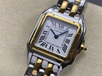 PANTHERE DE CARTIE 27MM QUARTZ GOLD STEEL WHITE DIAL BEST VERSION