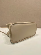 Prada Small Dada 25cm Beige Nappa Leather
