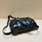 BV CROSSBODY BAG IN BLACK  LAMBSKIN