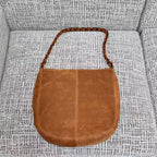 Chanel 2026 Shoulder Bag 33cm Brown Suede