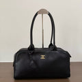 CC SS 2026 Large Bowling Bag Black Calfskin