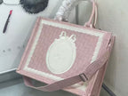 Dioramour Medium Dior Book Tote 36cm with Strap Pink Canvas