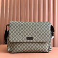 GG Large Changing Diaper Bag Brown Beige Canvas