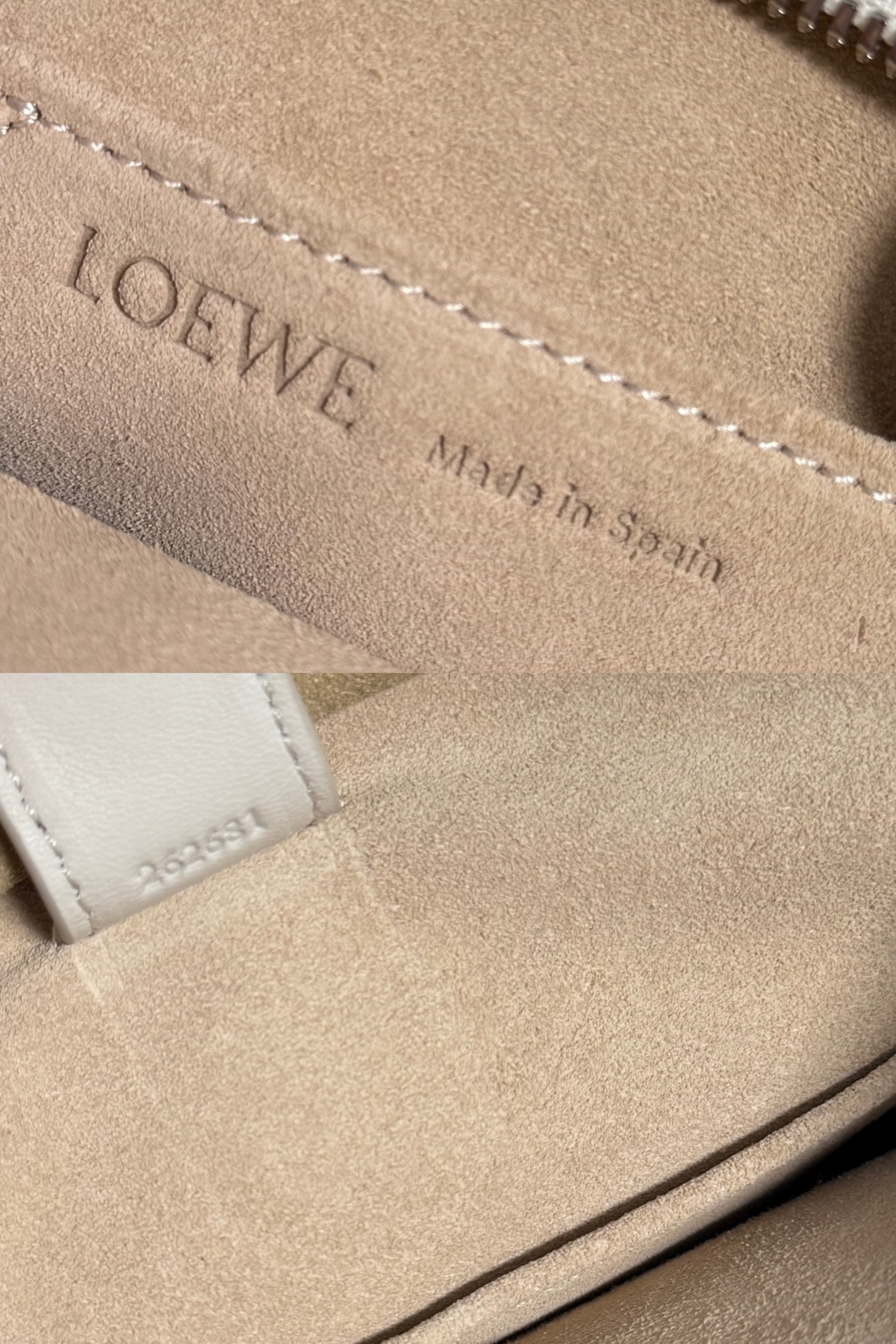 LOEWE Amazona 180 Bag 24.5cm Ivory Soft Calfskin