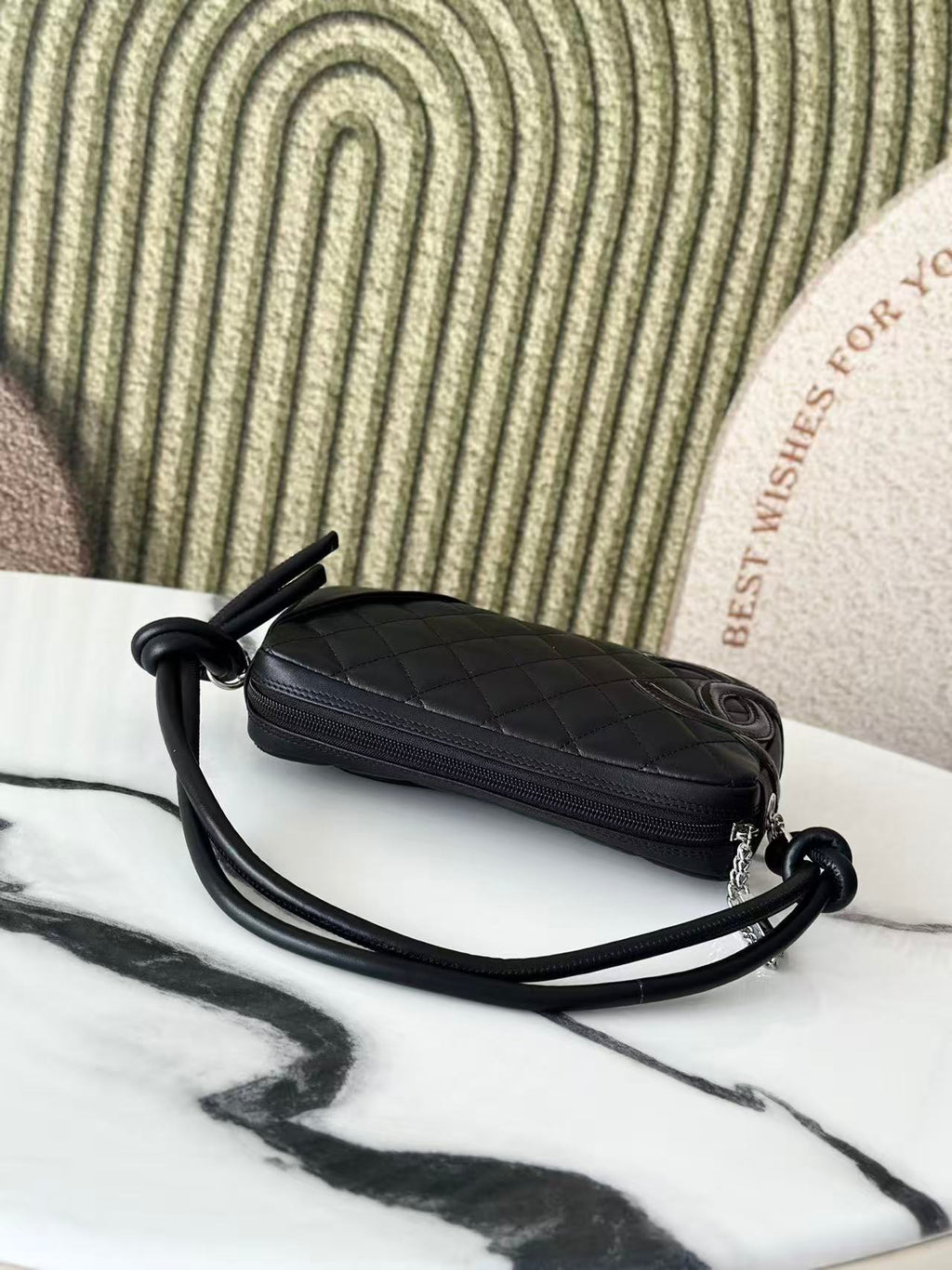 CC Cambon Ligne Pochette Black Quilted Calfskin