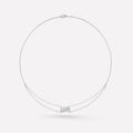 CRUSH SILVER DIAMOND NECKLACE