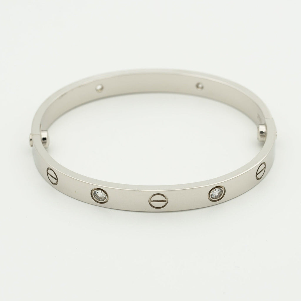 LOVE BRACELET 6.1MM 4 DIAMONDS 18k