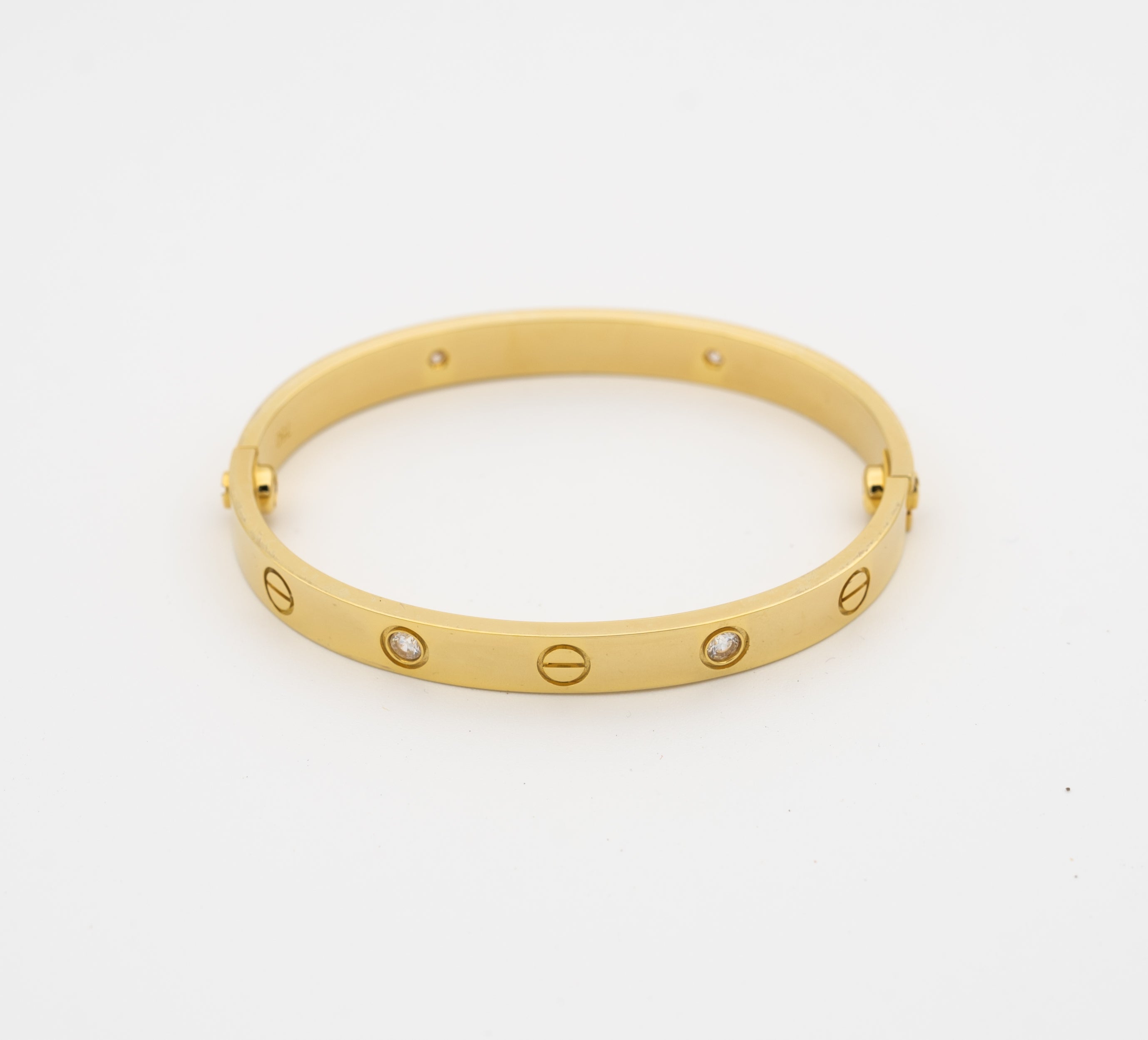 LOVE BRACELET 6.1MM 4 DIAMONDS 18k