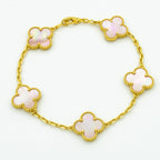 CLOVER BRACELET 5 MOTIF MOP