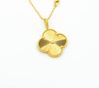 CLOVER PEDANT NECKLACE GOLD