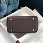 HM BIRKIN CAFE TOGO LEATHER SILVER HARDWARE