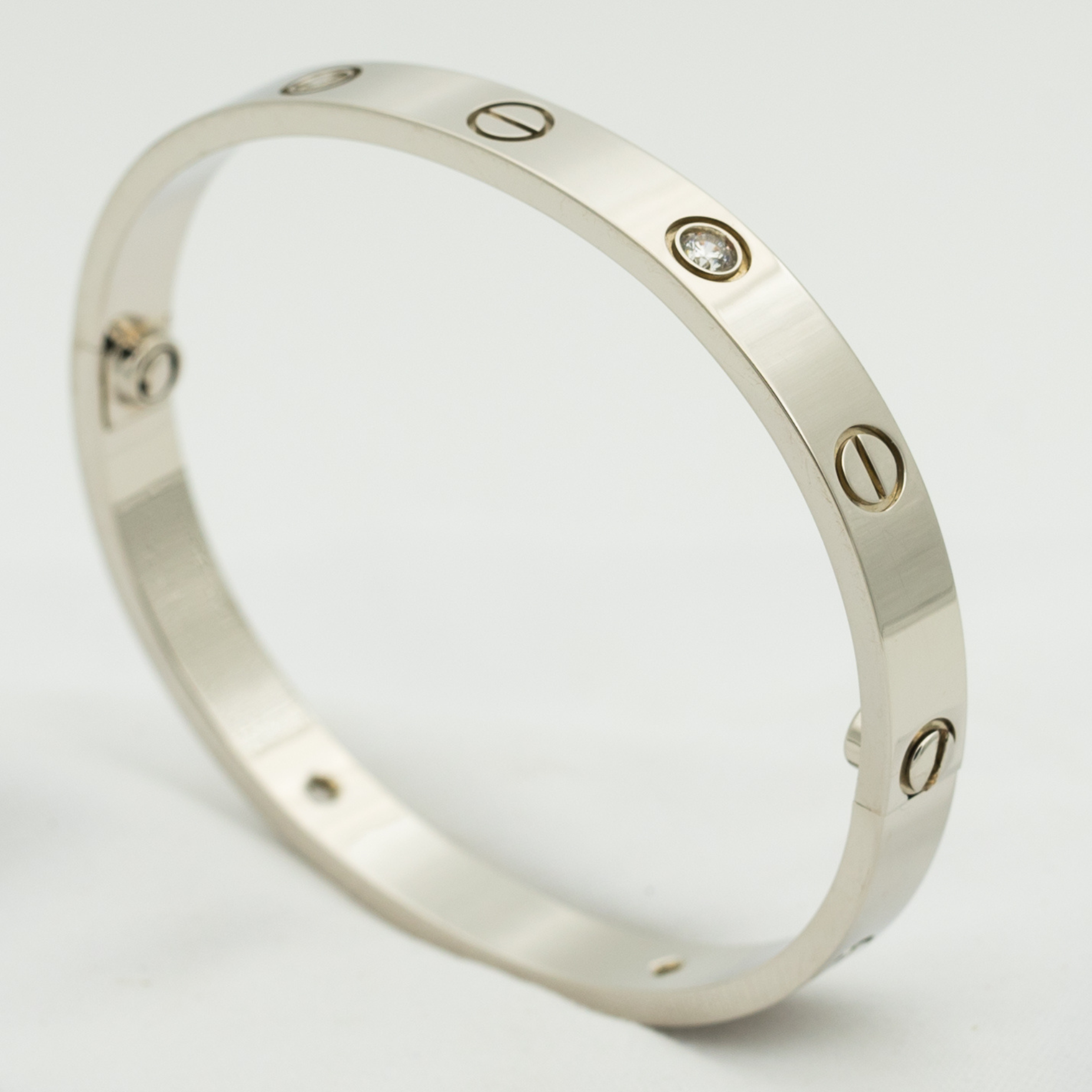 LOVE BRACELET 6.1MM 4 DIAMONDS 18k