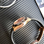 DAYTONA 40MM COPPER DIAL BLACK RUBBER STRAP