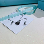 LOVE HEART TAG KEY NECKLACE