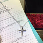 CROSS NECKLACE STERLING SILVER MATERIAL