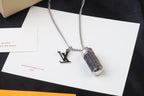MONOGRAM ECLIPSE CANVAS CHARMS NECKLACE