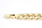 CHAIN LINKS MONOGRAM PATTERN NECKLACE GOLD-COLOR HARDWARE