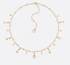CD STAR LOVE NECKLACE WITH THE SAME MATERIAL