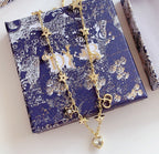 CD STAR LOVE NECKLACE WITH THE SAME MATERIAL