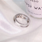 MOVE ROMANE SILVER DIAMOND RING