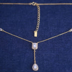 MY TWIN CRACATE DIAMOND NECKLACE