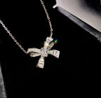 GRA SILVER DIAMOND NECKLACE