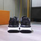 LV SNEAKER MONOGRAM WHITE BLACK