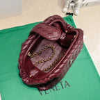 BV Small Intrecciato Clutch Barolo Leather