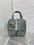 CD Small Toujours Vertical 18cm ROck Gray Calfskin
