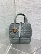 CD Small Toujours Vertical 18cm ROck Gray Calfskin
