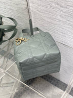 CD Small Toujours Vertical 18cm ROck Gray Calfskin