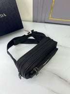 Prada Black Re-Nylon belt bag