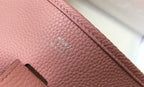 HM Evelyne 28 Togo Bag Pink