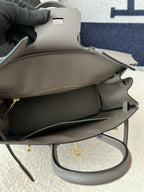 HM BIRKIN 25cm Gris Etain Togo Leather Gold Hardware
