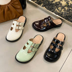 Loewe Campo Mary Jane Mule Multicolor Cowhide